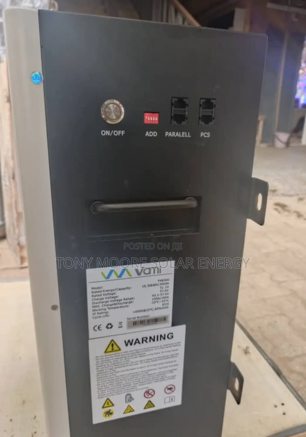 15.36kwh 48v Vami Lithium Battery