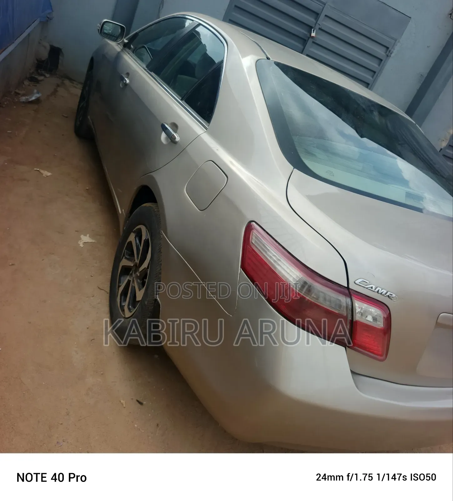 Toyota Camry 2007 Gold