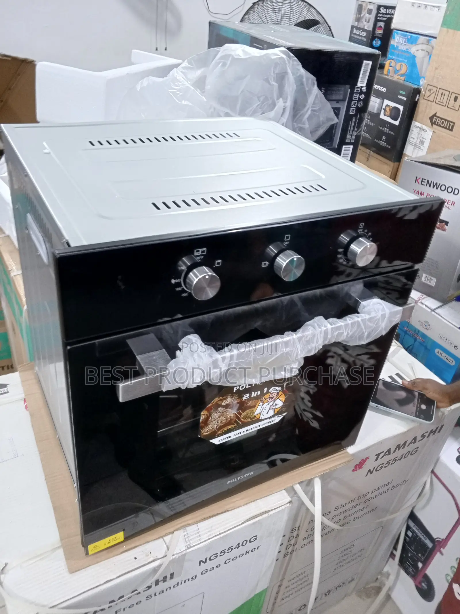 Brand New Polystar Pv-Eg271bb Built-in Oven – Easy Clean Interior