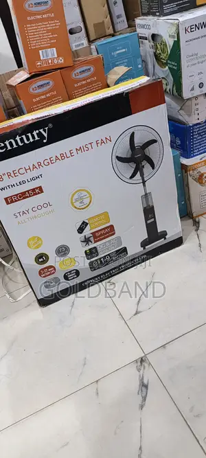 Century 18" Premium Rechargeable Mist Fan