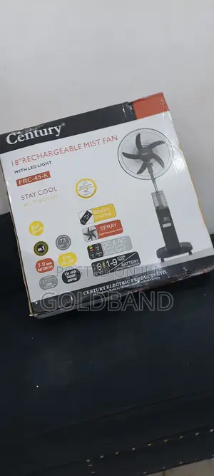 Century 18-Inch Battery-Operated Mist Fan