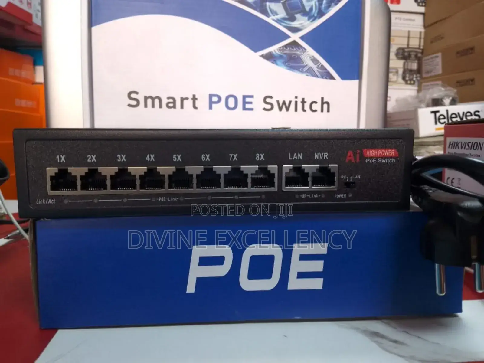 8 Port Smart Poe Switch