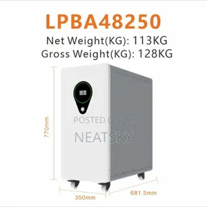 12.5kwh 46v 250ah Lithium Ion Battery (Lpba48250)