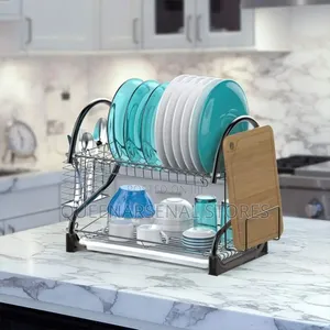 Black Coated Stainless Dish Rack