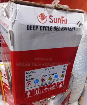 Sunfit Gel Battery 130ah 12v
