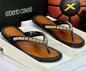 Roberto Cavalli Quality Luxury Men Slippers
