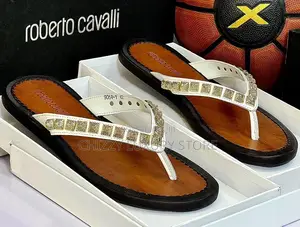 Roberto Cavalli Quality Luxury Men Slippers