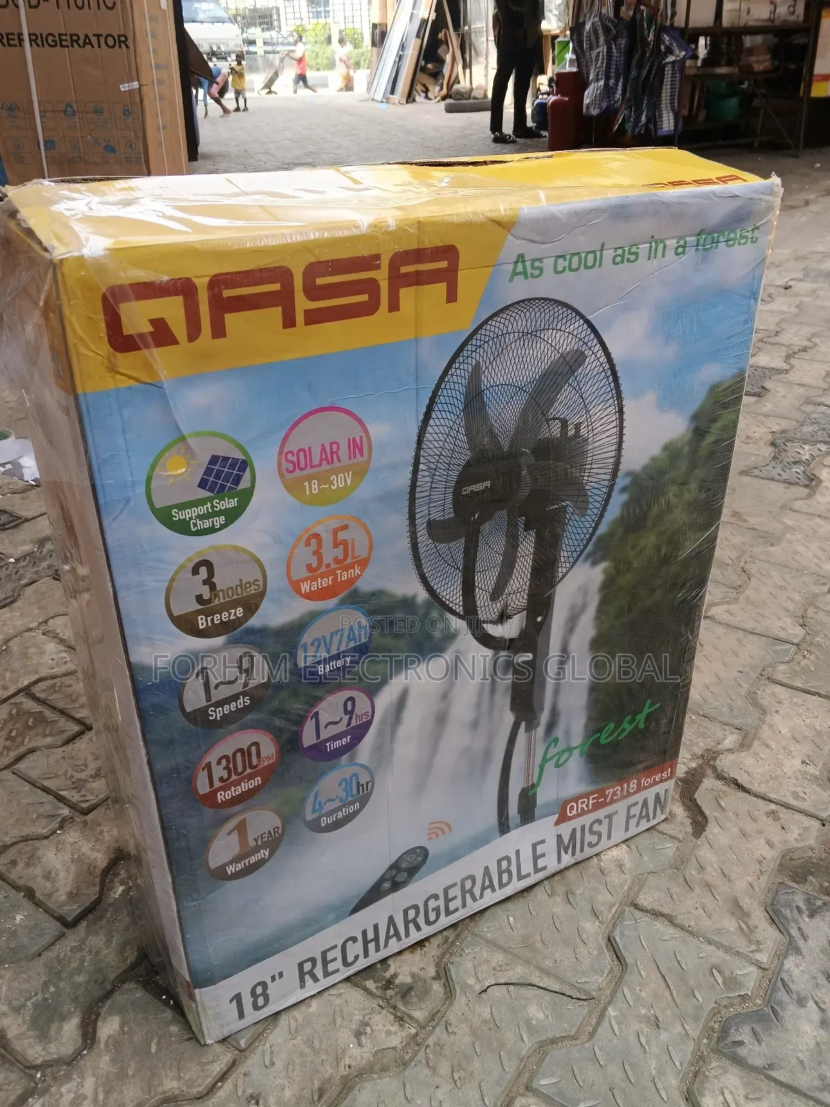 18"Rechargeable Mist Fan