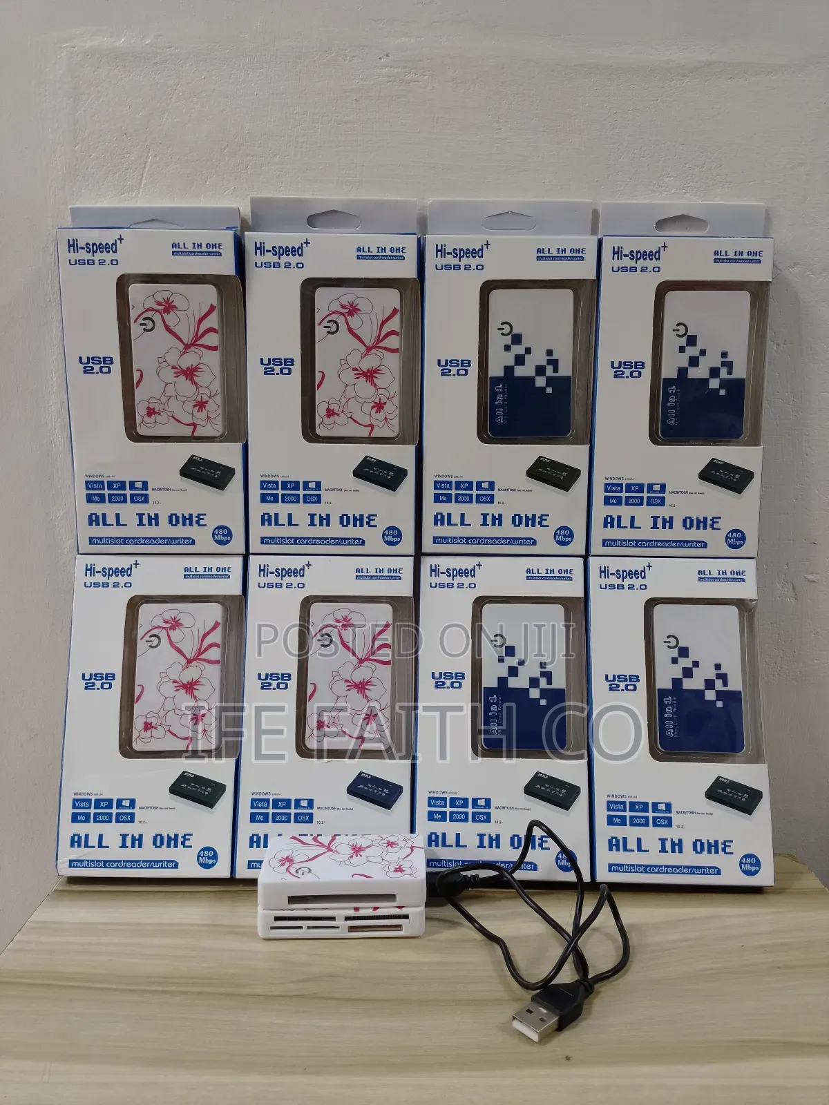 All-in-1 Mini Card Reader -Multi Usb 2.0 Memory Card Reader