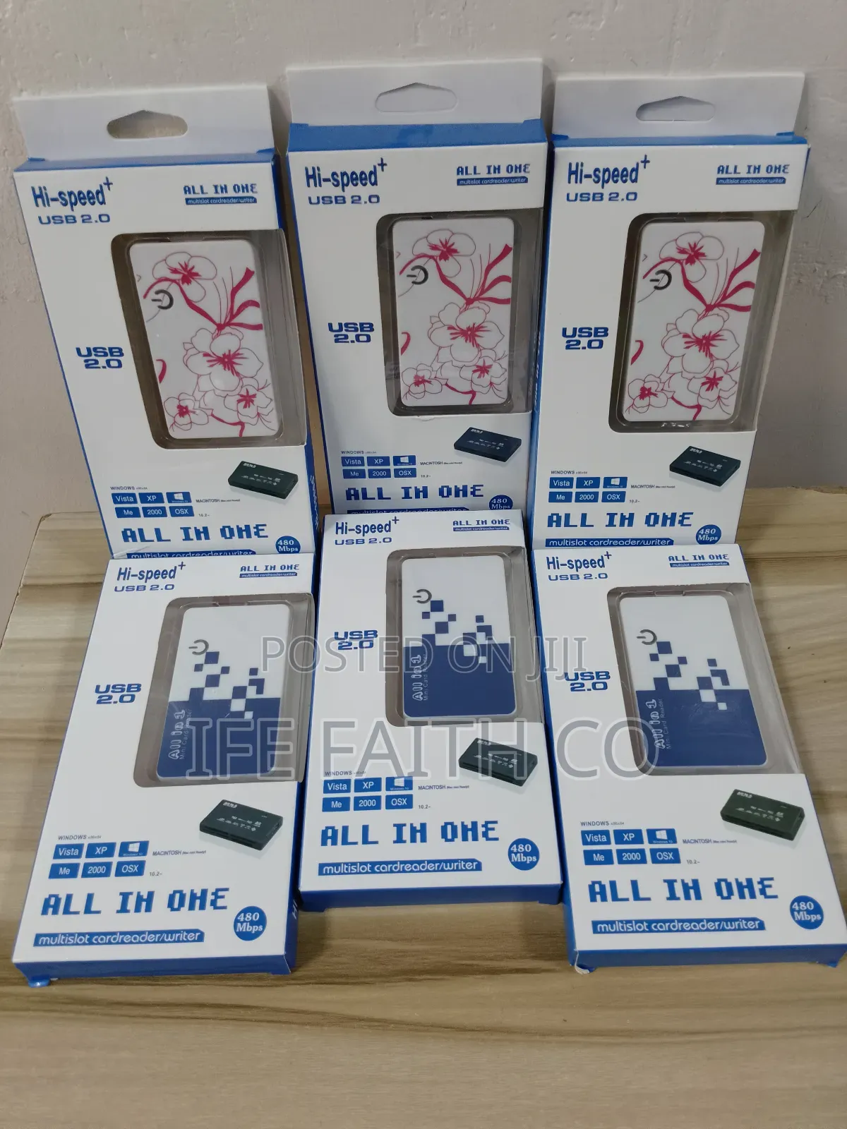 All-in-1 Mini Card Reader -Multi Usb 2.0 Memory Card Reader