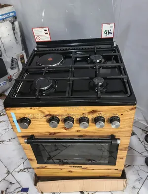 High Quality Bosch 3+1 Wood Automatic Standing Gas Electric Cooker