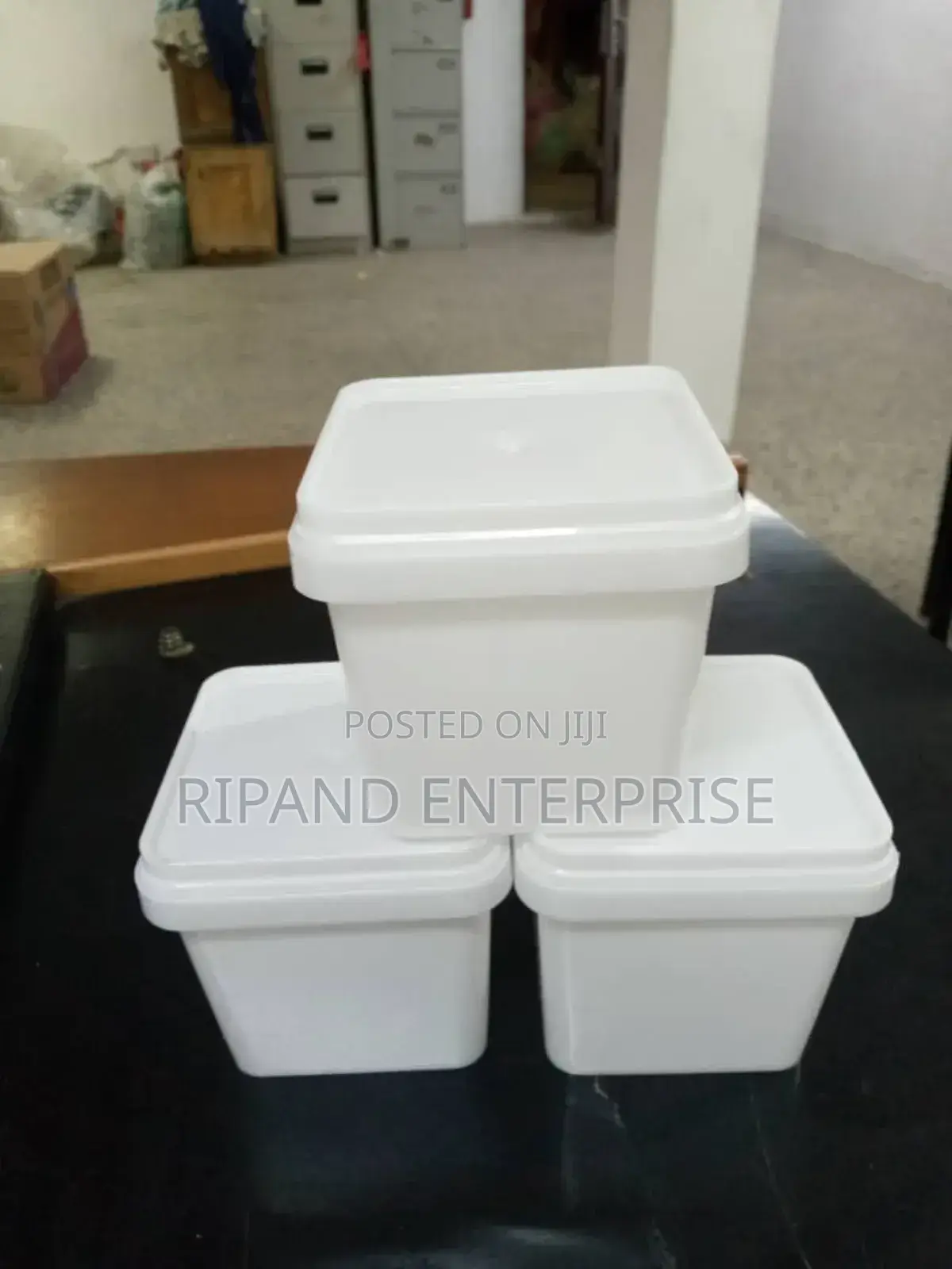 Coloured White Parfait Cups 500ml