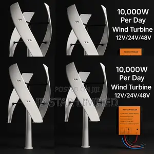 Consistent Daily Performance, 10000w Pay Day 48v Vertical Wind Turbine