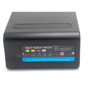 Digital Camera Np-F980 7800mah Led Light Battery
