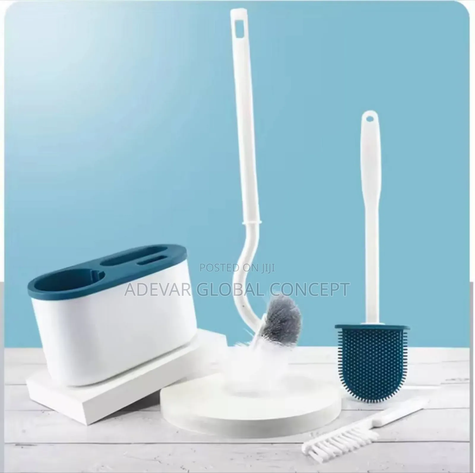 3in1 Silicone Wall Mounted Toilet Brush