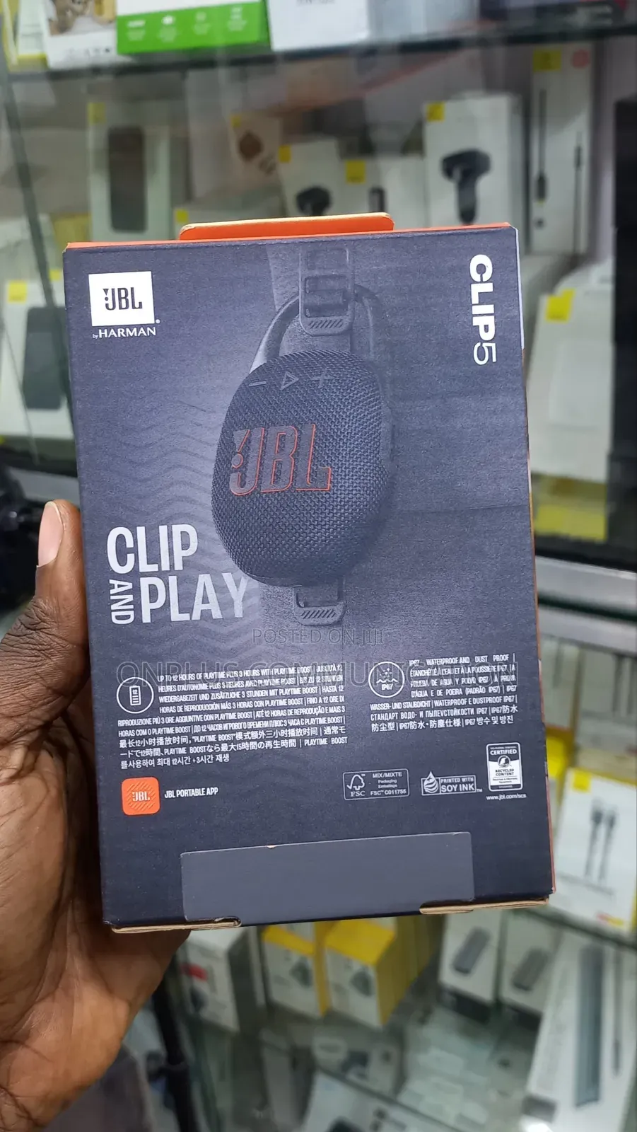 JBL Clip5 Bluetooth Portable Speaker