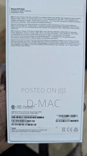 Apple iPhone 14 Pro Max 128 GB Purple
