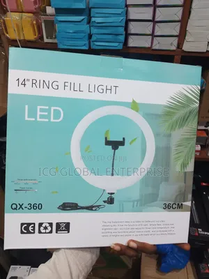 14 Inches Ring Light With Tripod Stand