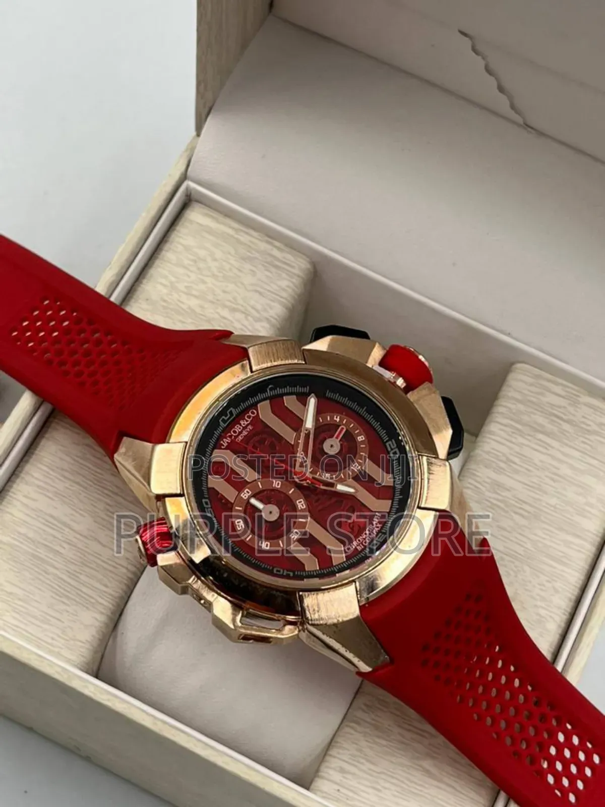 Jacob Co Functional Chronograph - Watches 