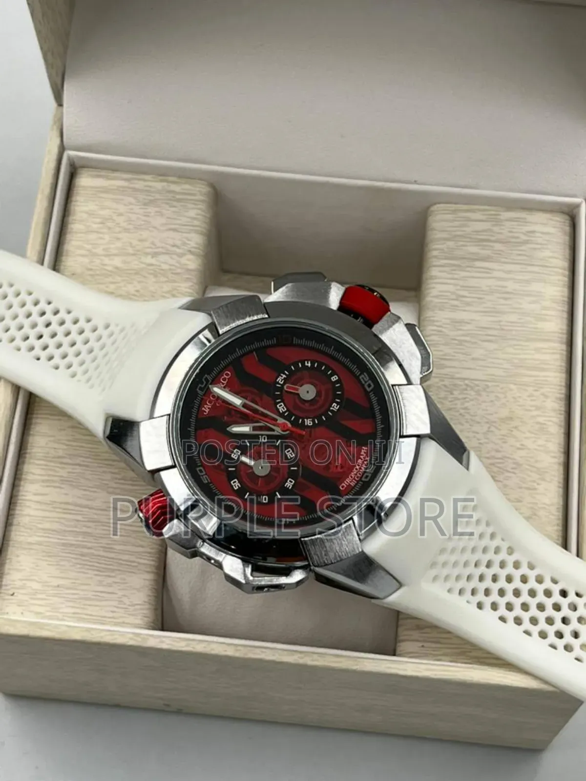 Jacob Co Functional Chronograph - Watches 
