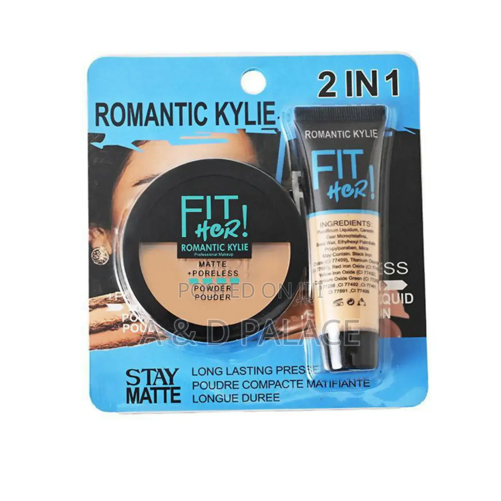 2in1 Set Matte Poreless Natural Colour Concealer Liquid