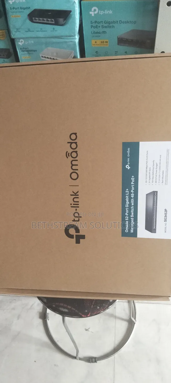 Tp Link 48 Ports Gigabyte Poe Switch