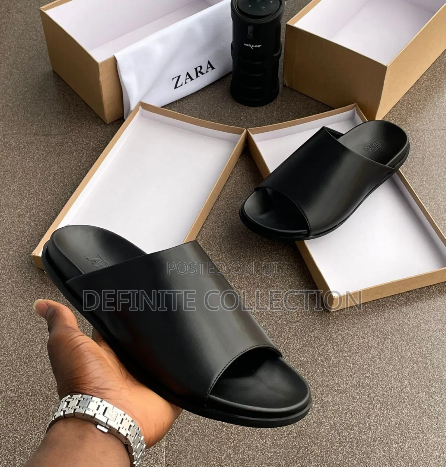 Luxury Leather Zara Slippers