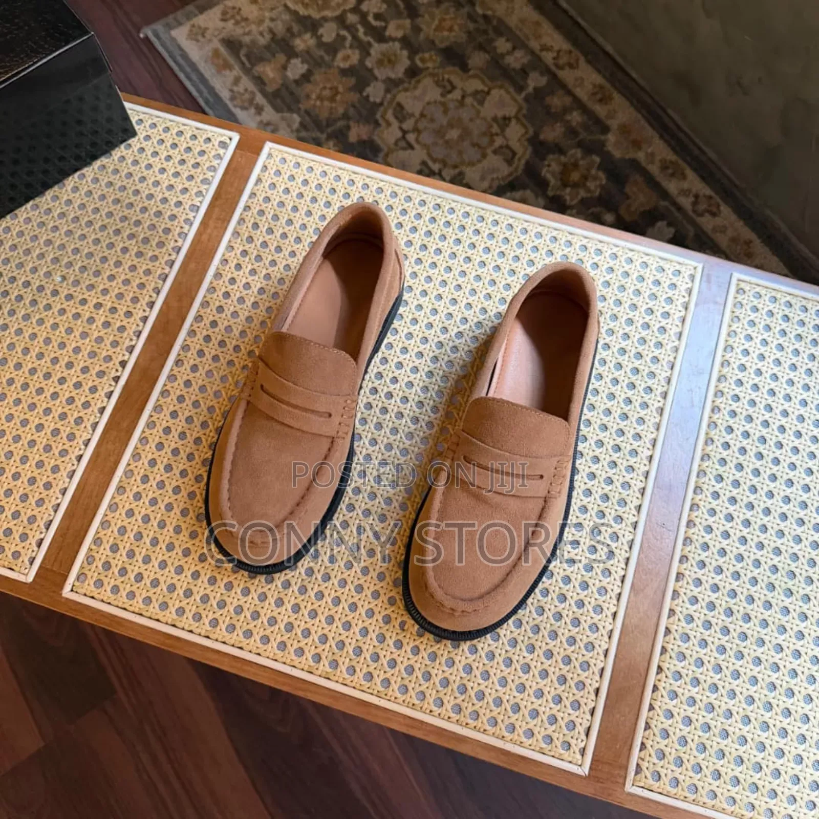 *The Brown Split Suede Loafers