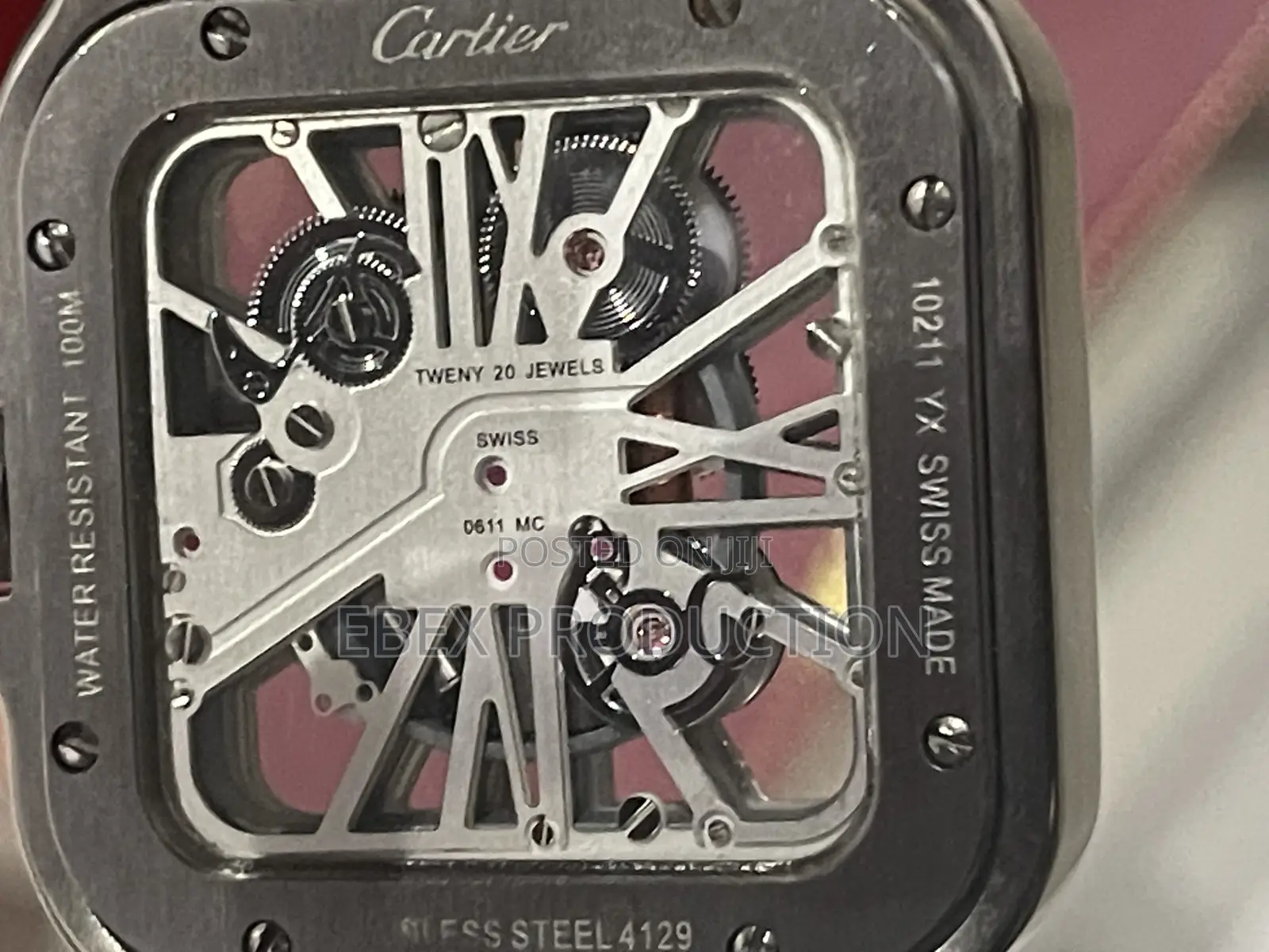 Santos De Cartier Skeleton Watch