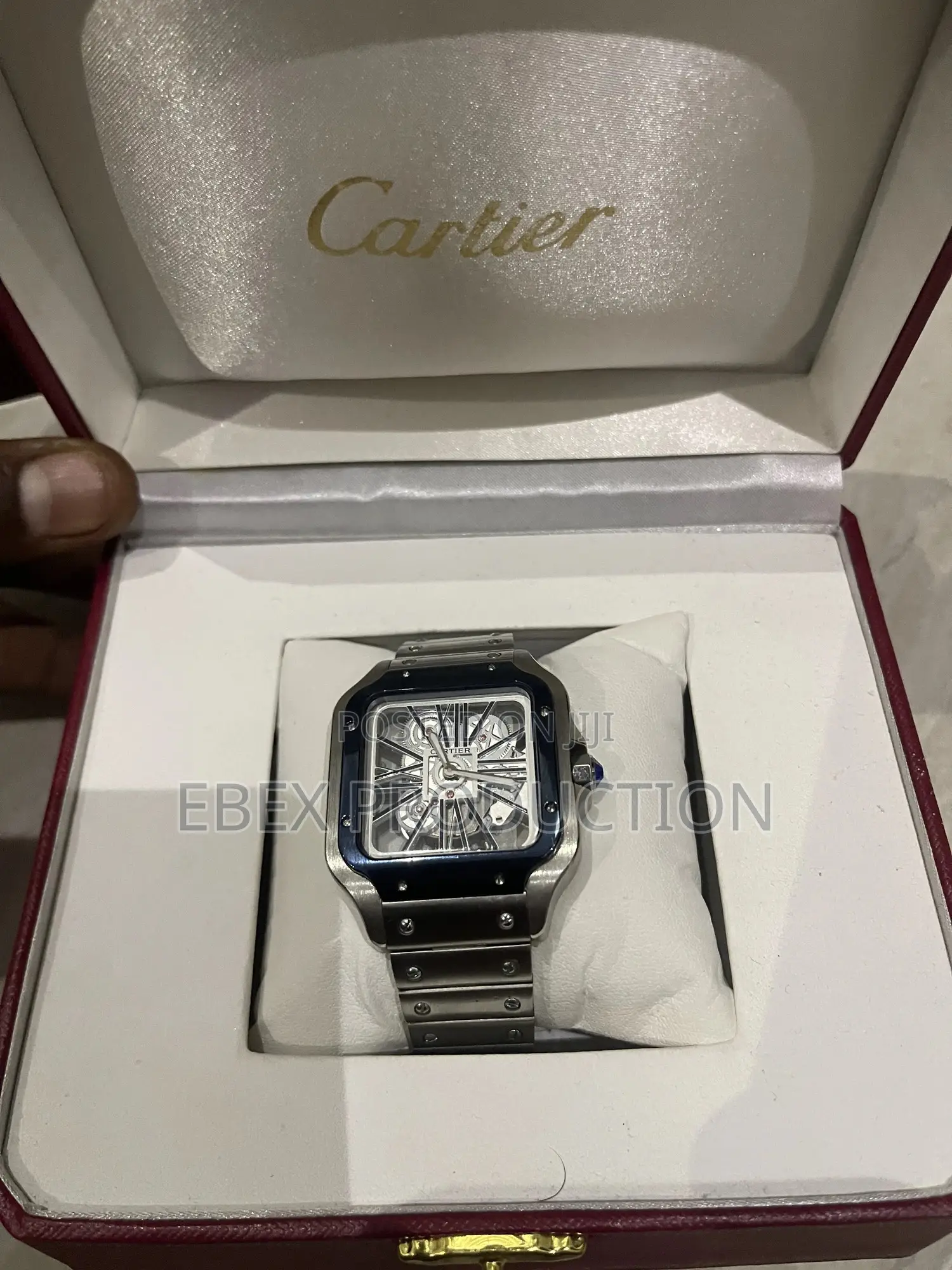 Santos De Cartier Skeleton Watch