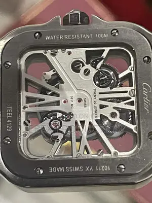 Santos De Cartier Skeleton Watch