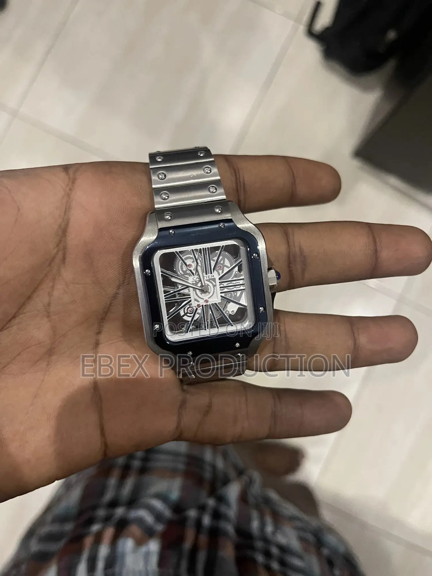 Santos De Cartier Skeleton Watch