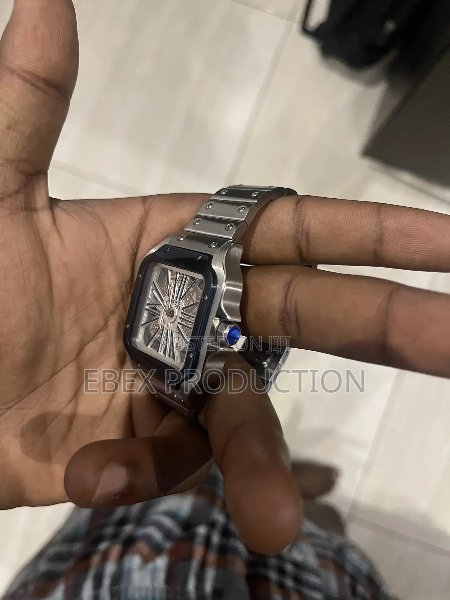 Santos De Cartier Skeleton Watch