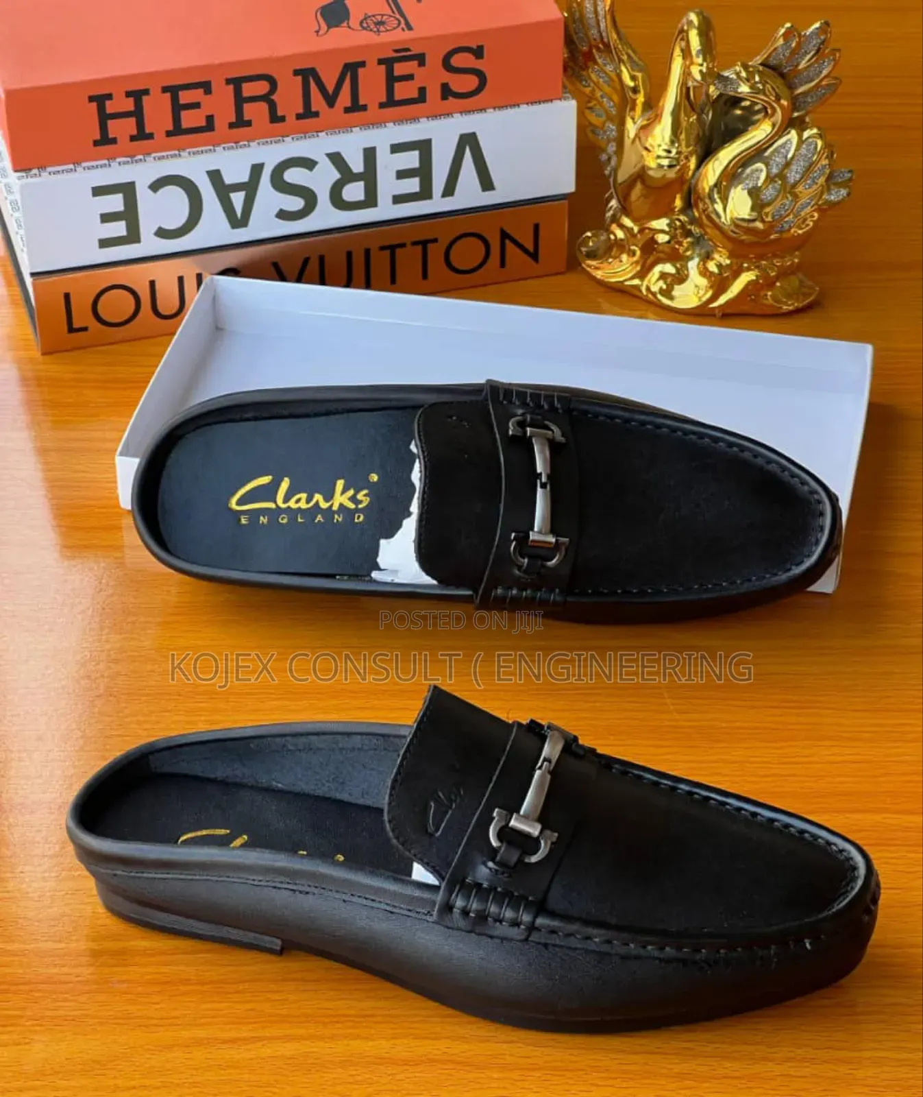 Clarks Leather Half Shoe
