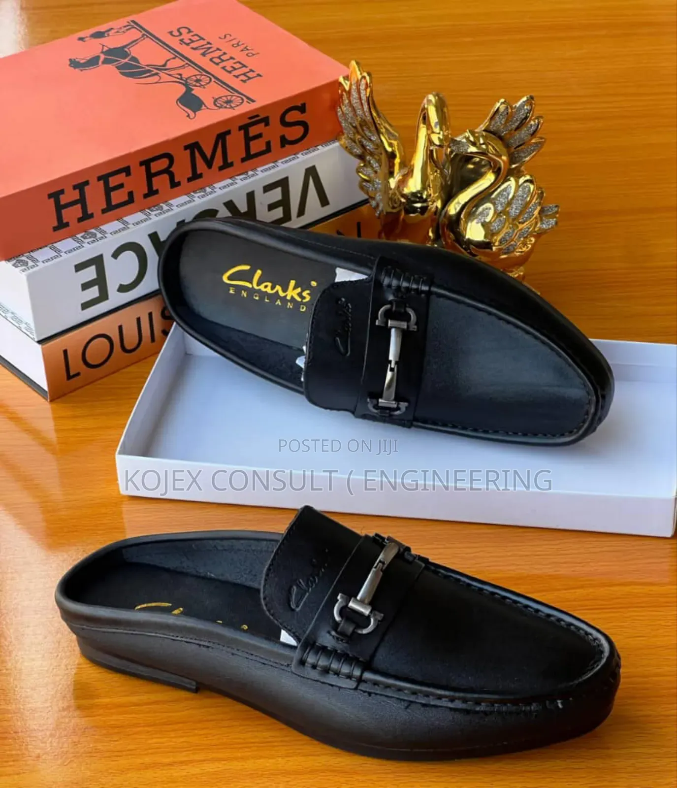 Clarks Leather Half Shoe