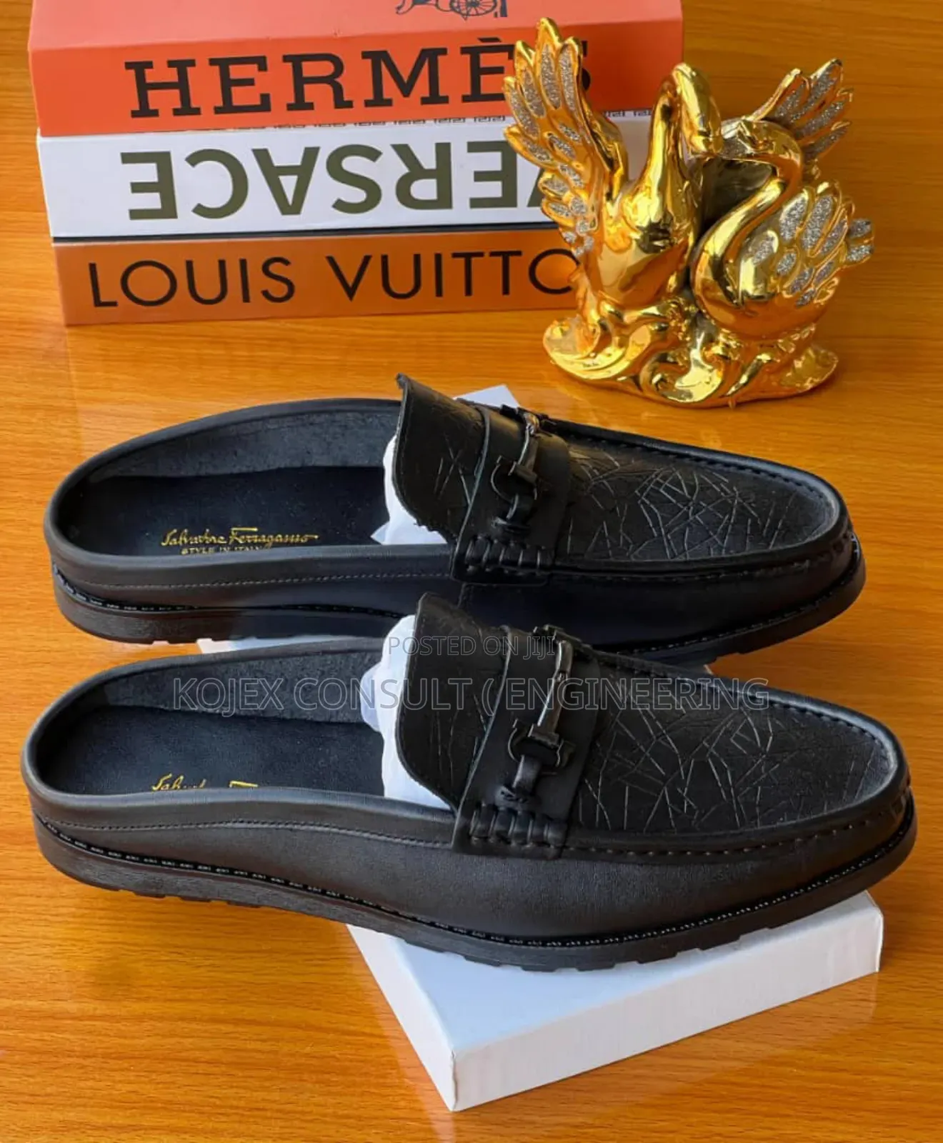Clarks Leather Half Shoe