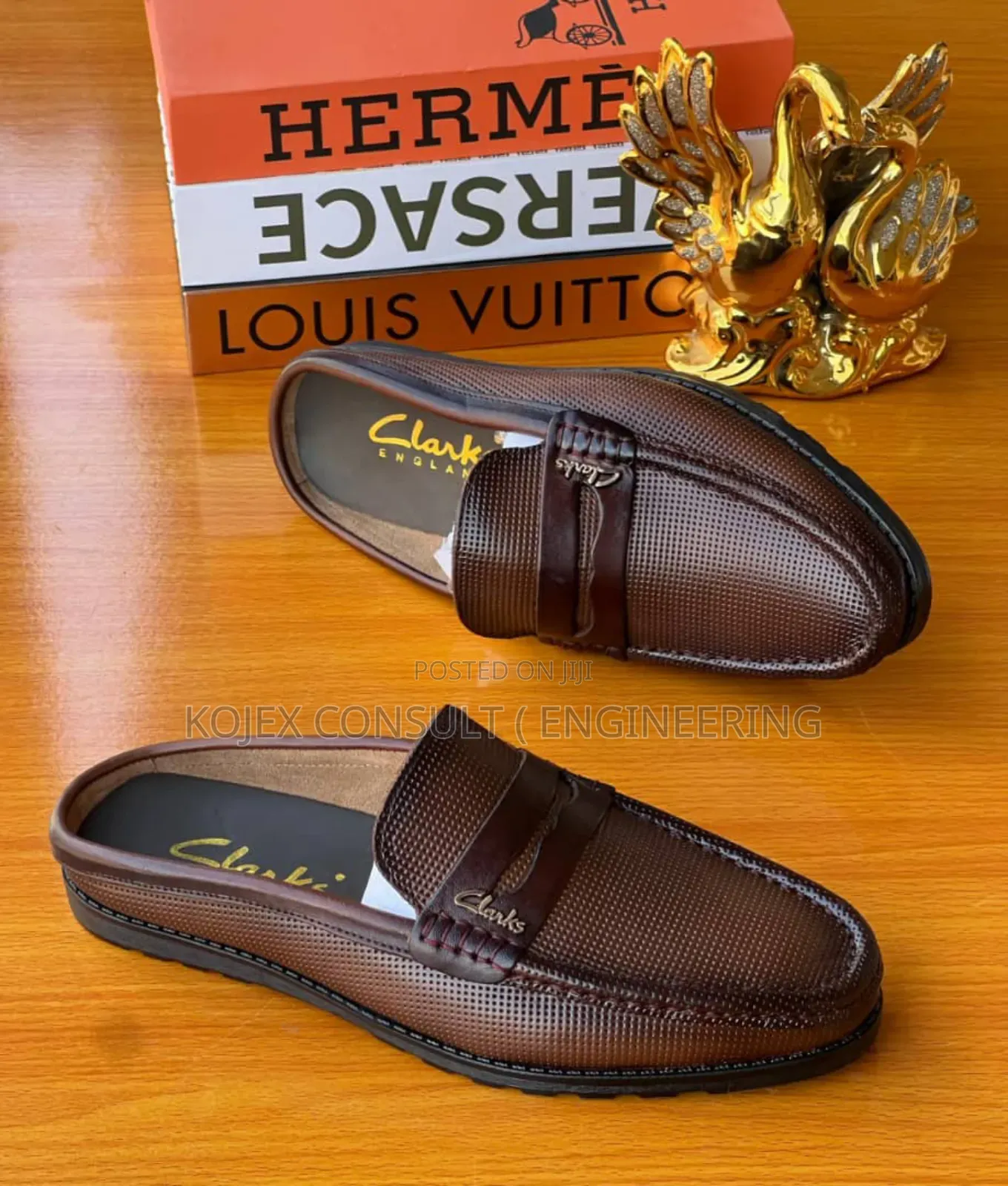 Clarks Leather Half Shoe