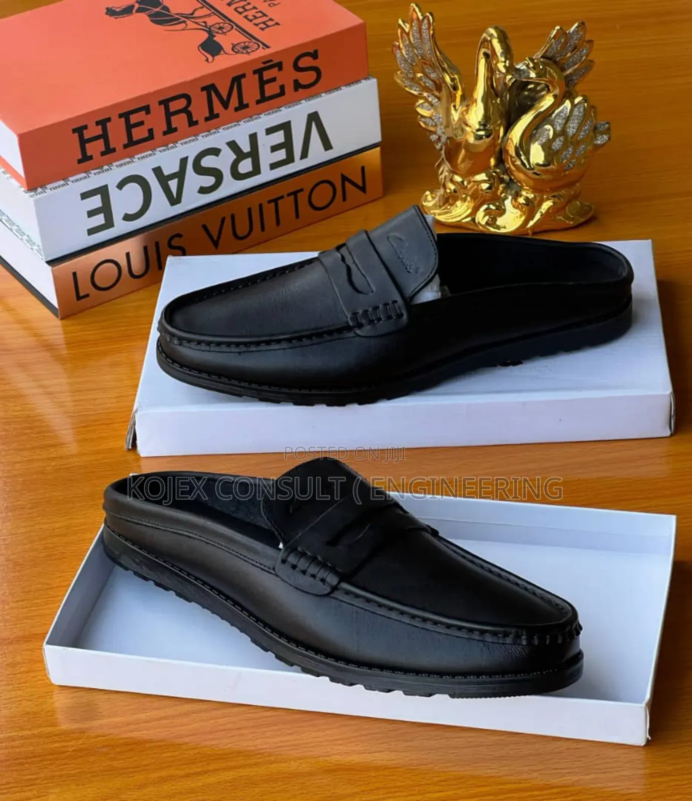 Clarks Leather Half Shoe