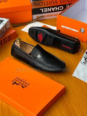 Hermes Leather Loafers Shoes