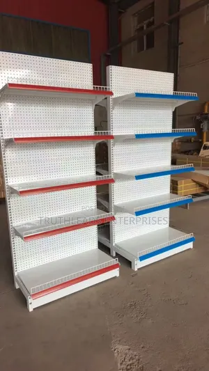 Multicolor Supermarket Gondola Stand