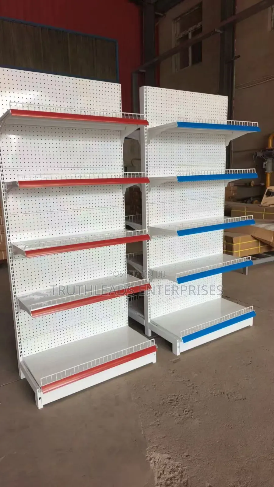 Multicolor Supermarket Gondola Stand