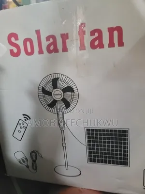 16"Inches Solar Rechargeable Fan