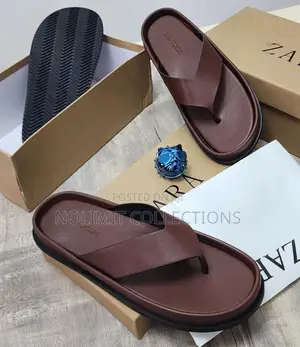 Men's Casual Zara Leather Slippers