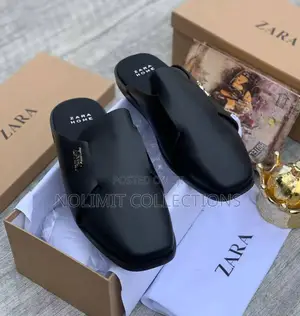 Zara Leather Mules
