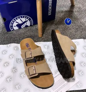 Birkenstock Suede Double Strap Slippers