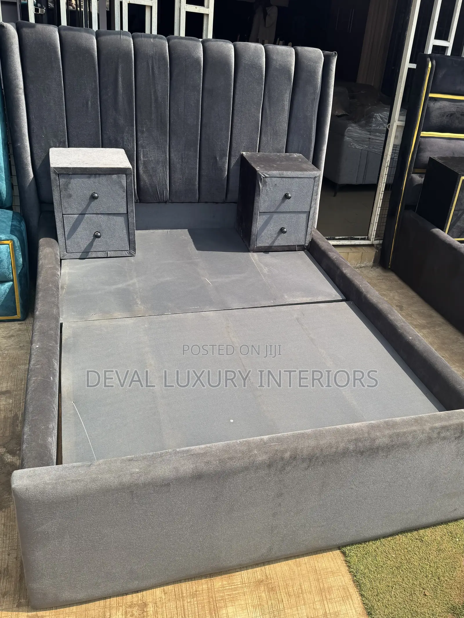 6 by 4.5 Bedframe With 2 Bedsides