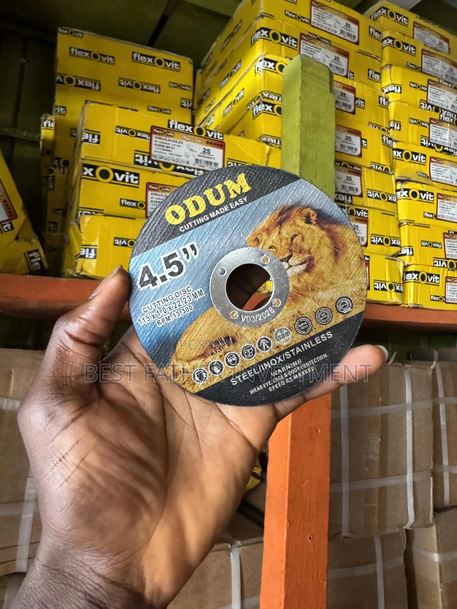 4.5” Obum Cutting Disc