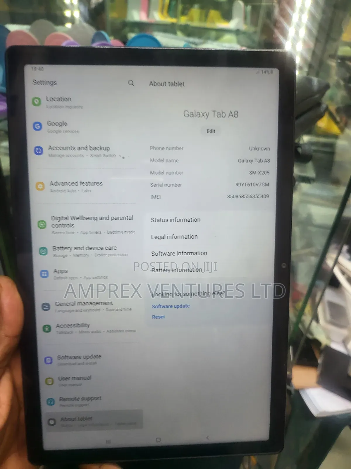 Samsung Galaxy Tab A8 10.5 (2021) 32 GB Gray