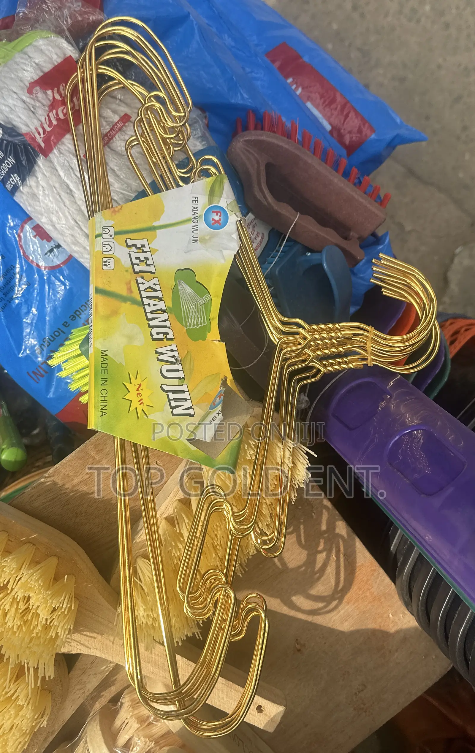 Gold/Silver Iron Clothes Hanger
