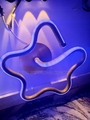 Star Shape Wall Bracket, Ceiling Fitting Light With 3 Colors